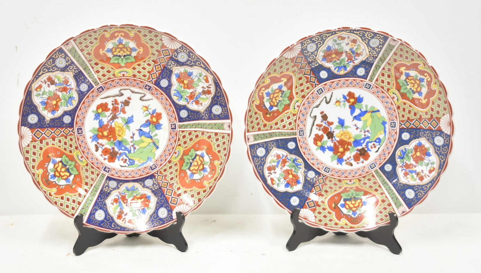 (Pr) ASIAN PORCELAIN CHARGERS (1 of 10)