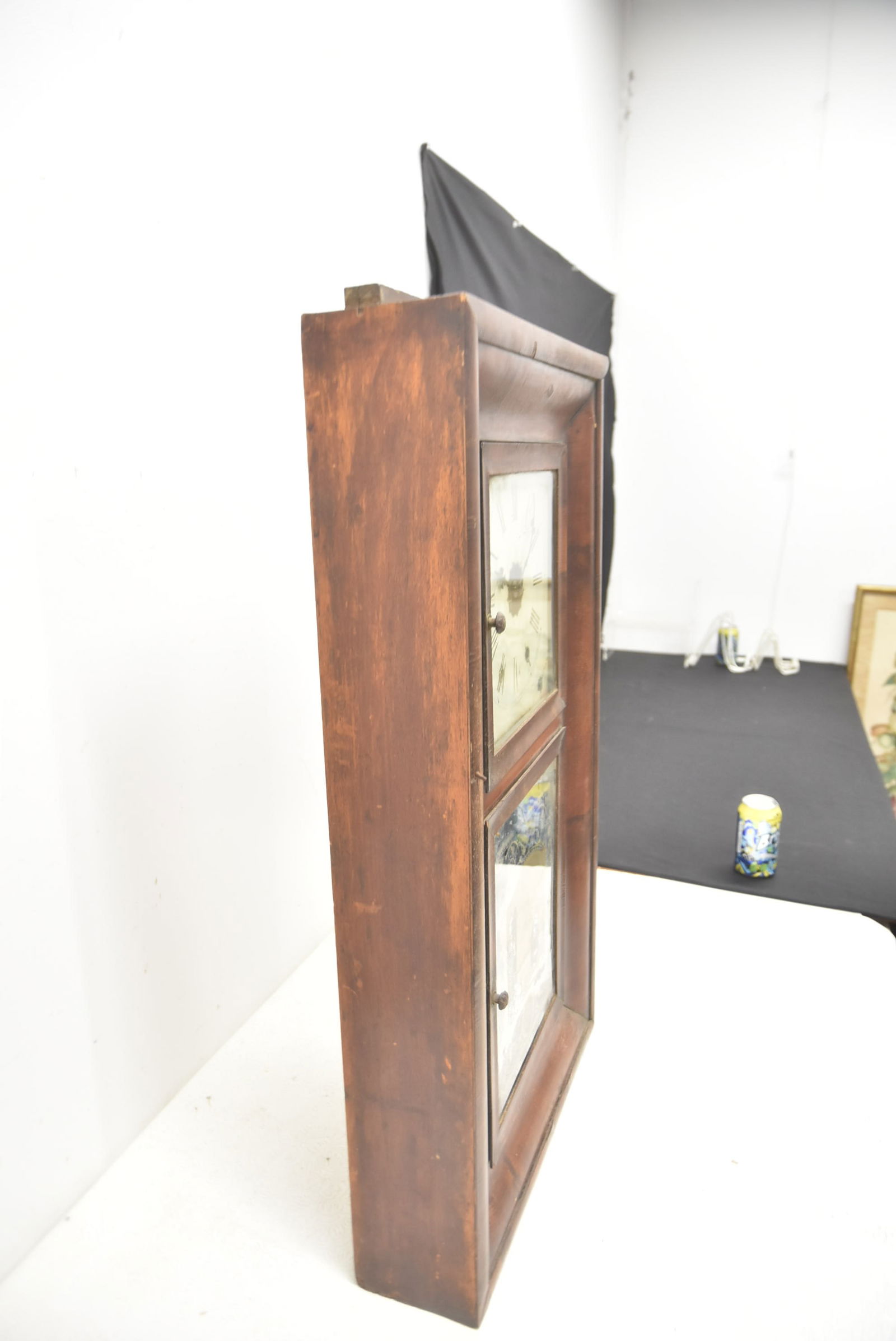 NEW HAVEN REVERSE PAINTED OG CLOCK - 6