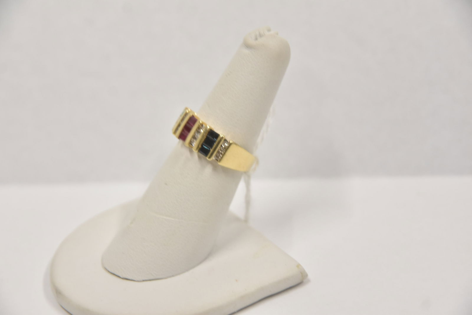 14kt MULTI GEMSTONE RING - 2
