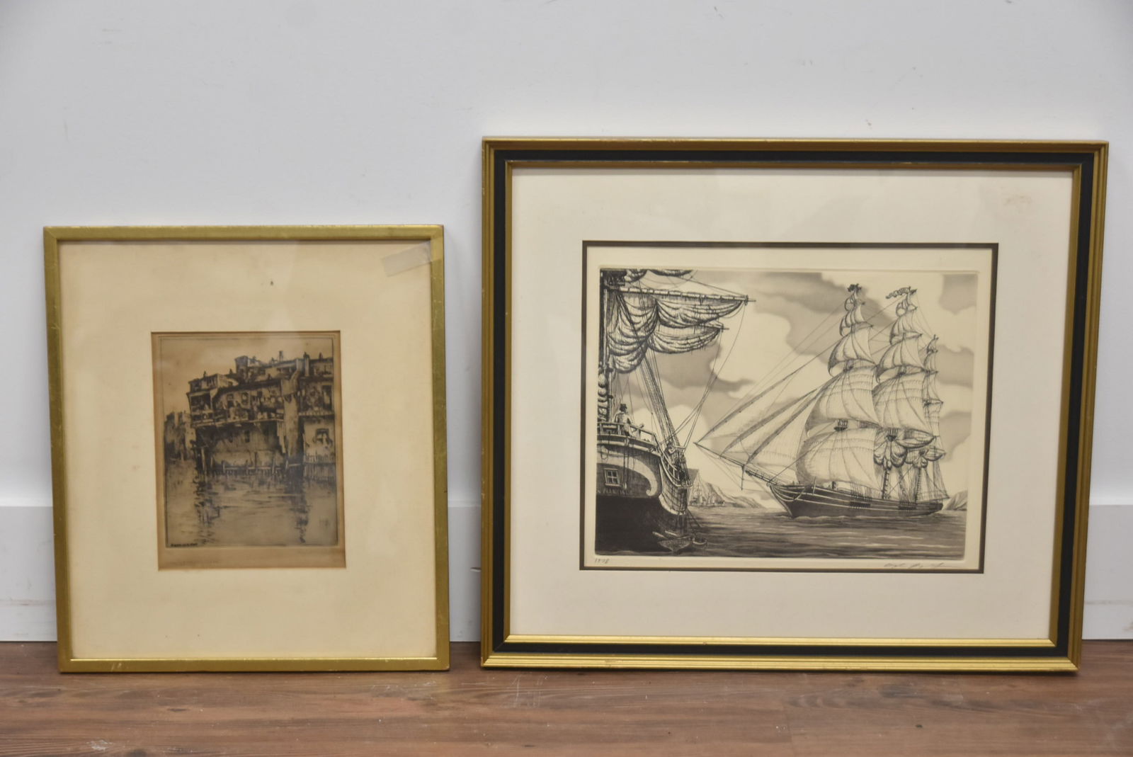 (2) ANTIQUE ETCHINGS - 2