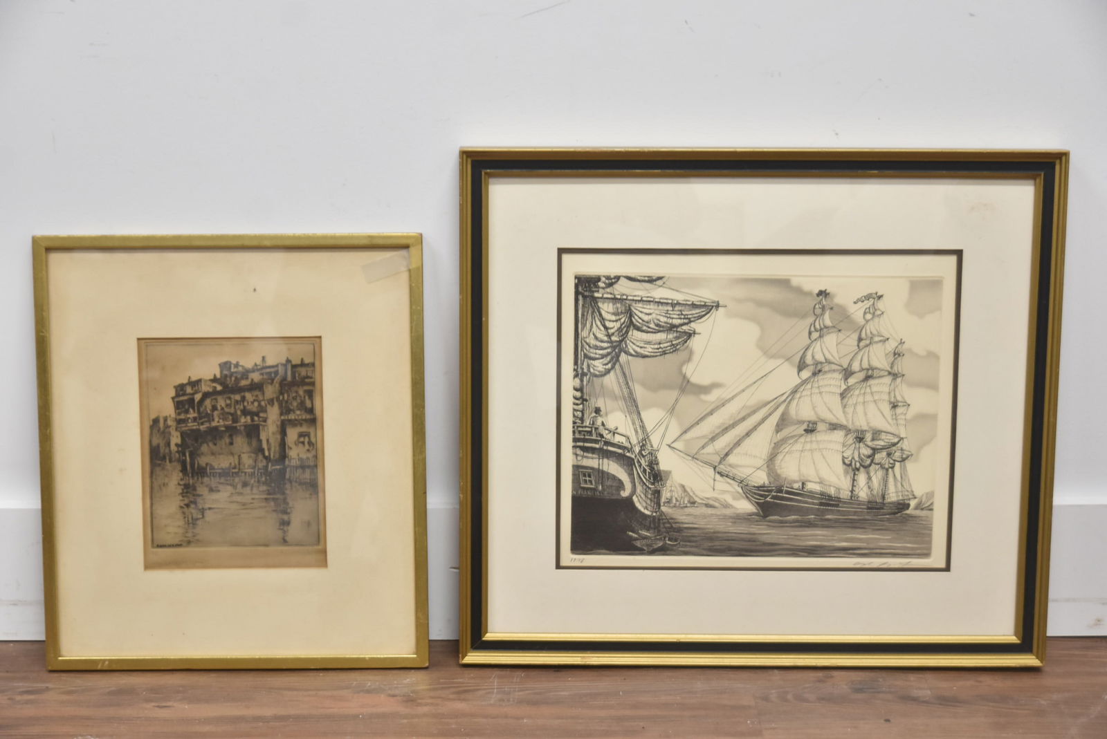 (2) ANTIQUE ETCHINGS - 3