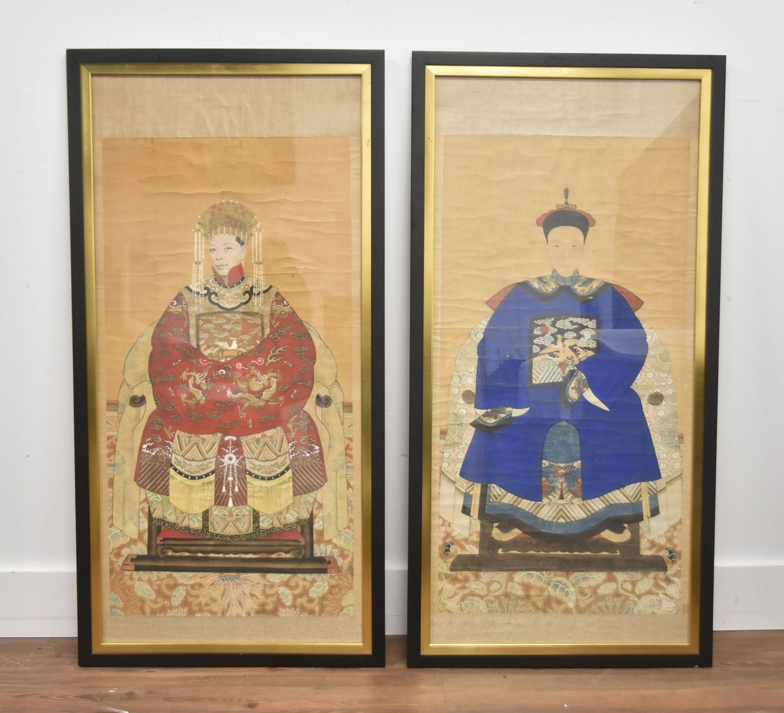 (Pr) ANTIQUE CHINESE ANCESTRAL PAINTINGS (1 of 17)
