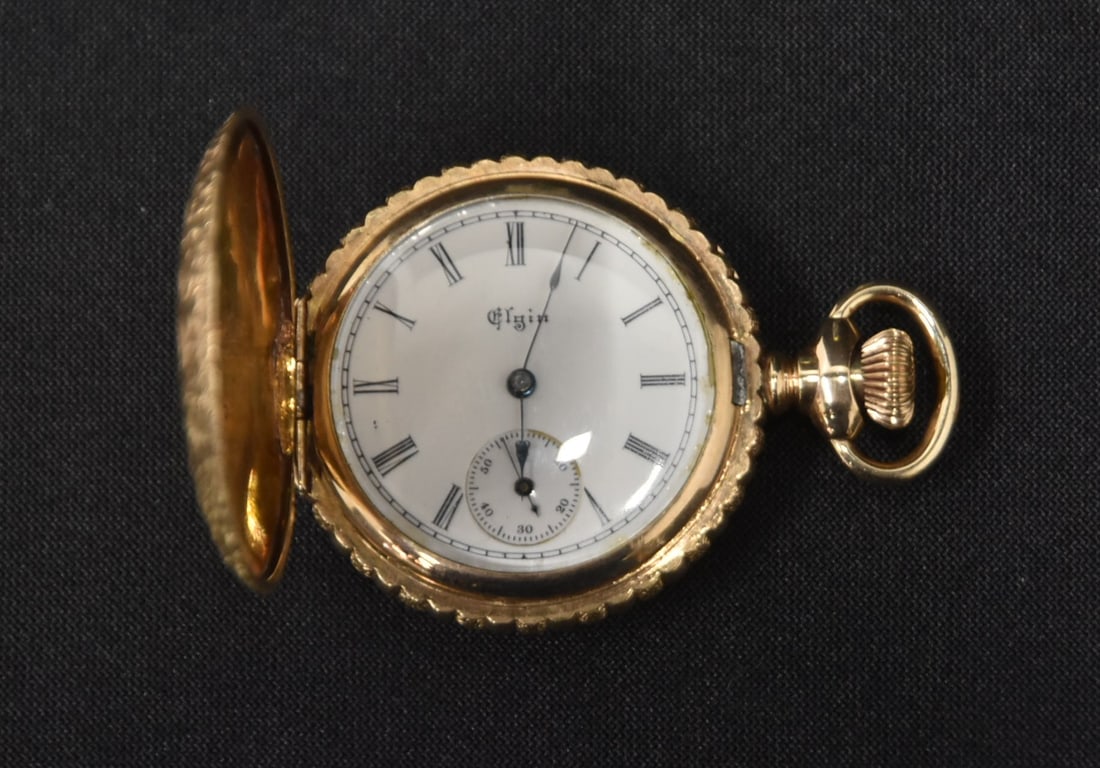 ELGIN GOLD FILLED LADIES POCKETWATCH (1 of 12)