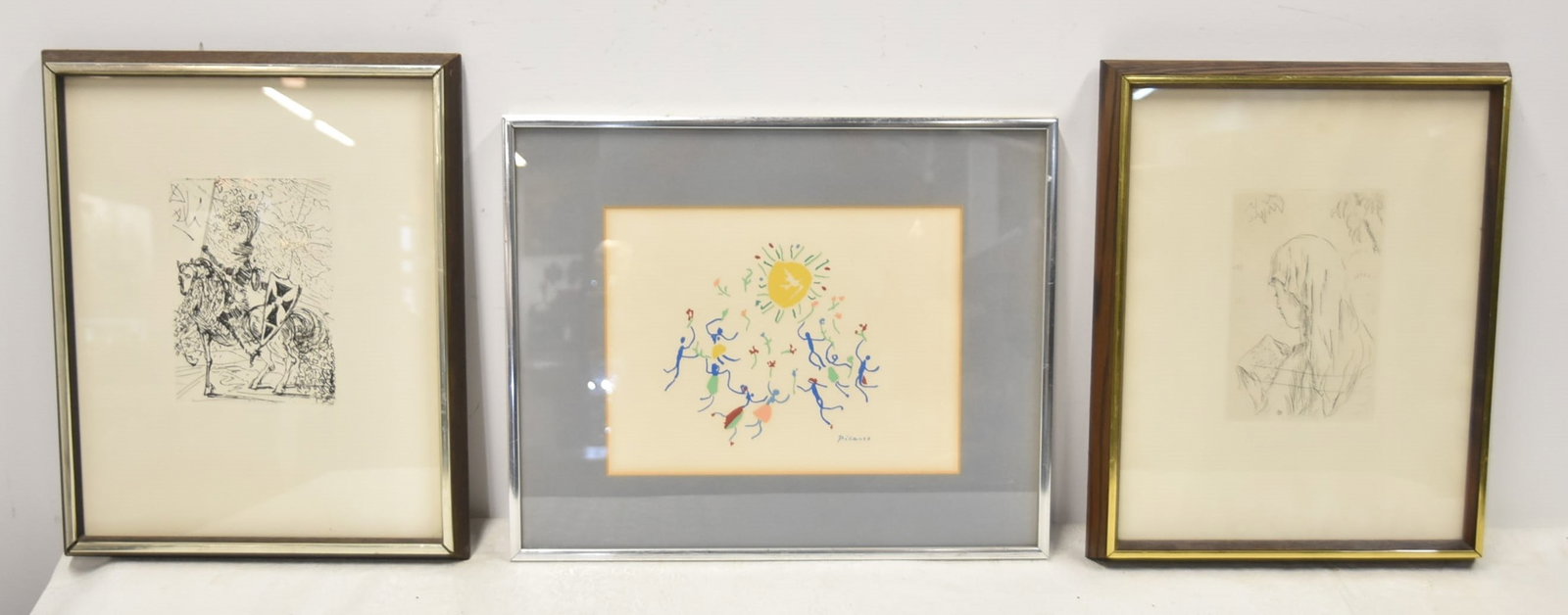 DALI ETCHING / BONNARD ETCHING / PICASSO LITHO (1 of 20)