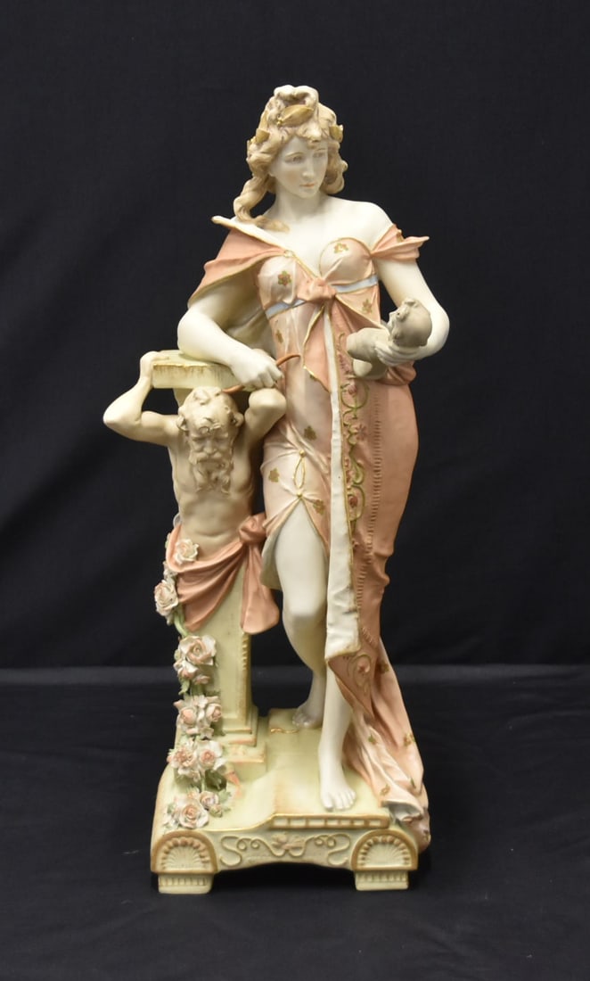 TURN TEPLITZ AMPHORA PORCELAIN FIGURE (1 of 17)
