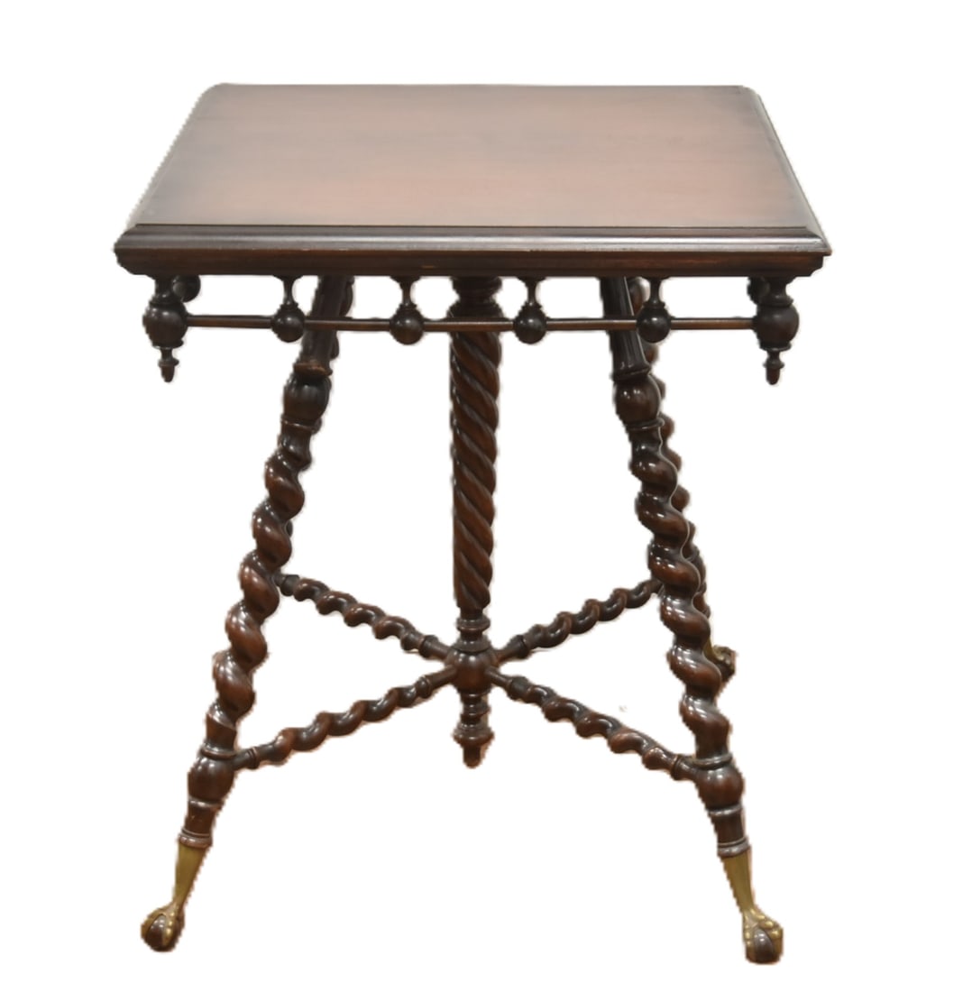 HUNZINGER BARLEY TWIST TABLE (1 of 11)