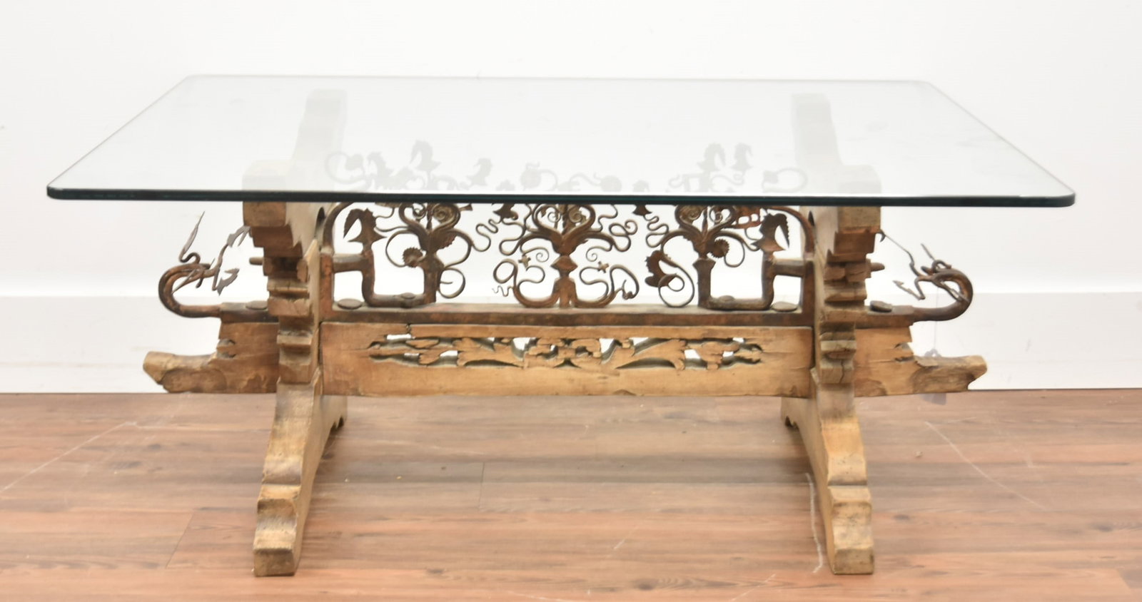 SICILIAN DONKEY CART SCULPTURAL COFFEE TABLE (1 of 17)