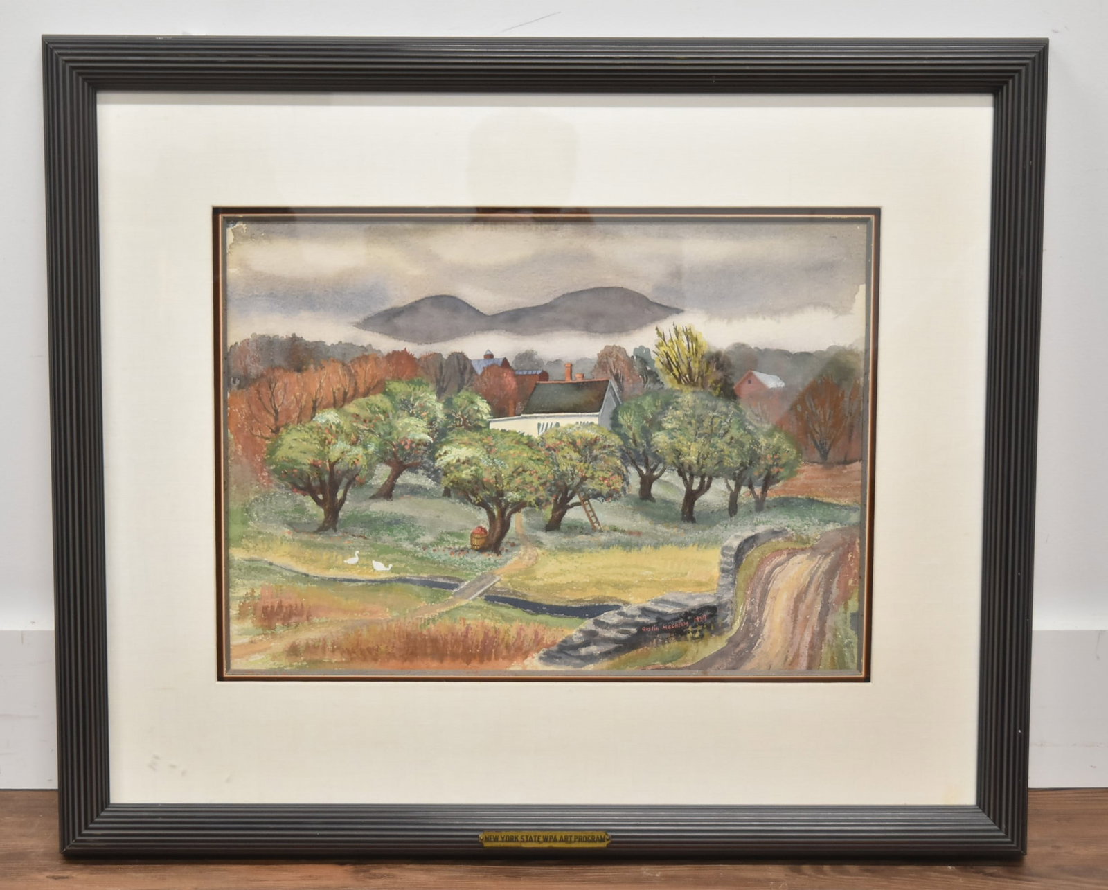 AUSTIN MECKLEM , WATERCOLOR NEW YORK LANDSCAPE (1 of 12)