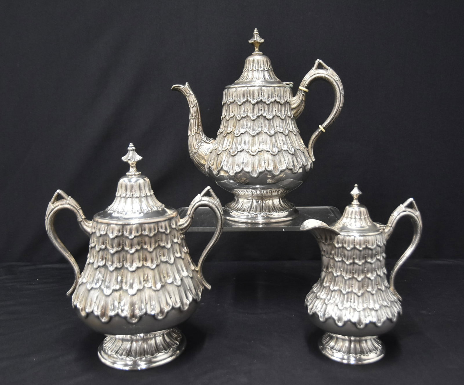 BALL , BLACK & Co. (3)pc STERLING TEA SET (1 of 20)