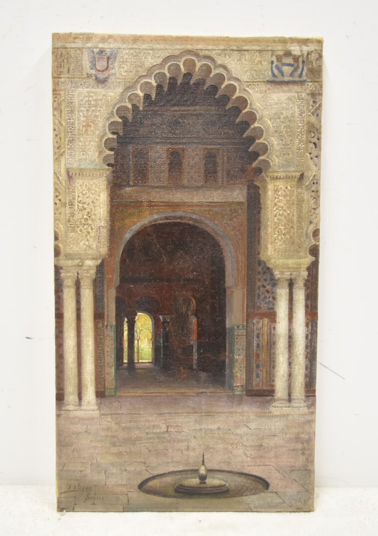 FERNANDO LIGER HIDALGO , OIL ON CANVAS (1 of 13)