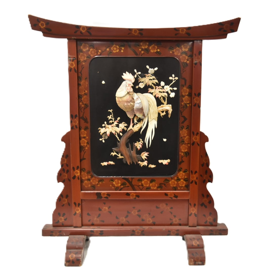JAPANESE SHIBAYAMA FIRESCREEN (1 of 10)