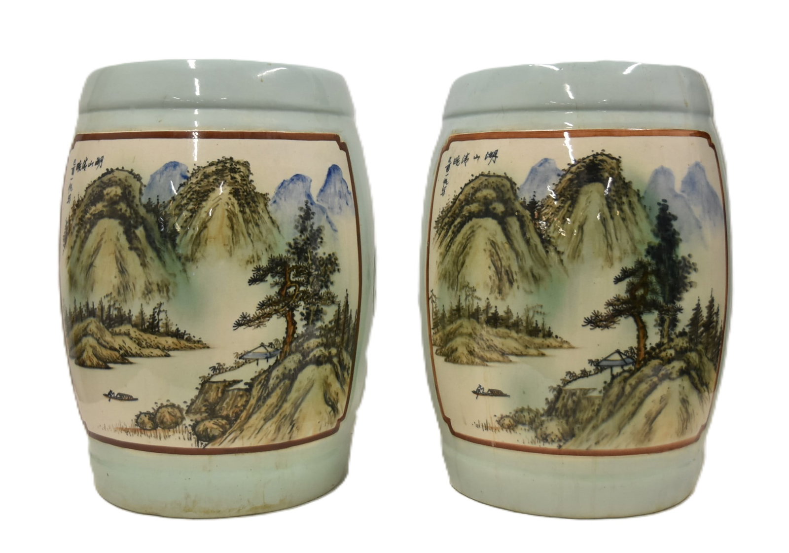 (Pr) CHINESE CELEDON GLAZE GARDEN SEATS (1 of 15)