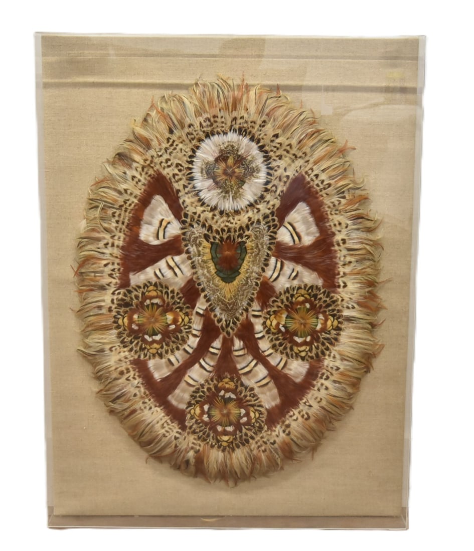 CAROL KROPNICK INDIAN FEATHER ART (1 of 12)