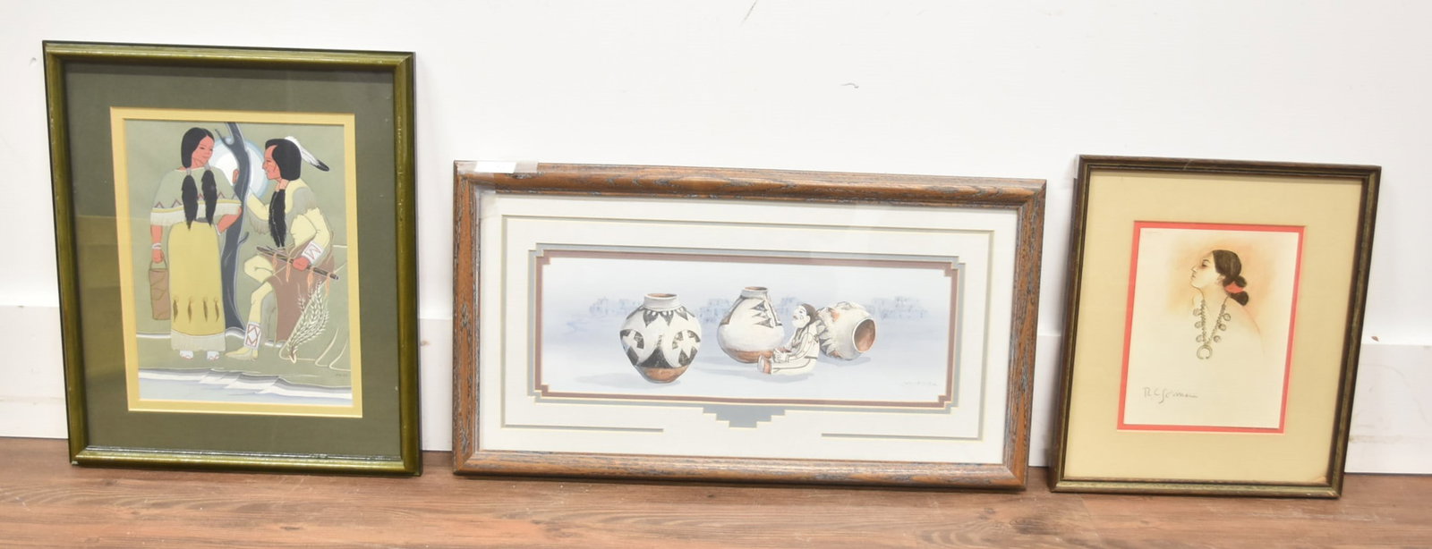 (3)pc NATIVE AMERICAN ARTWORK (1 of 18)