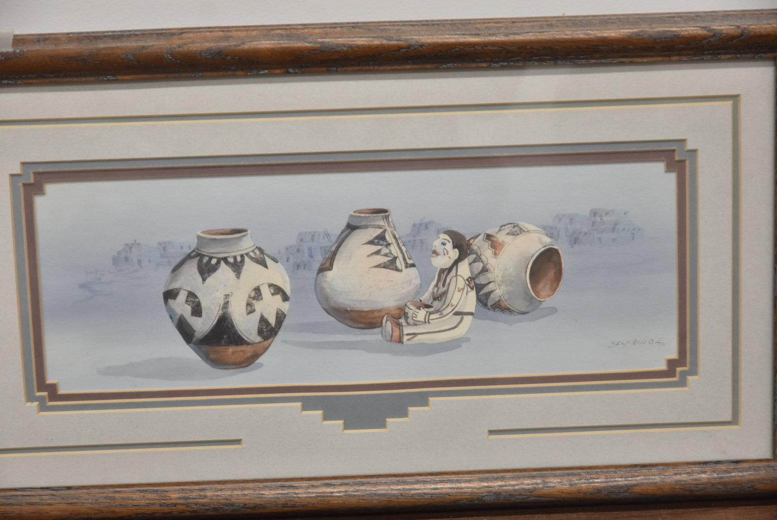 (3)pc NATIVE AMERICAN ARTWORK - 4