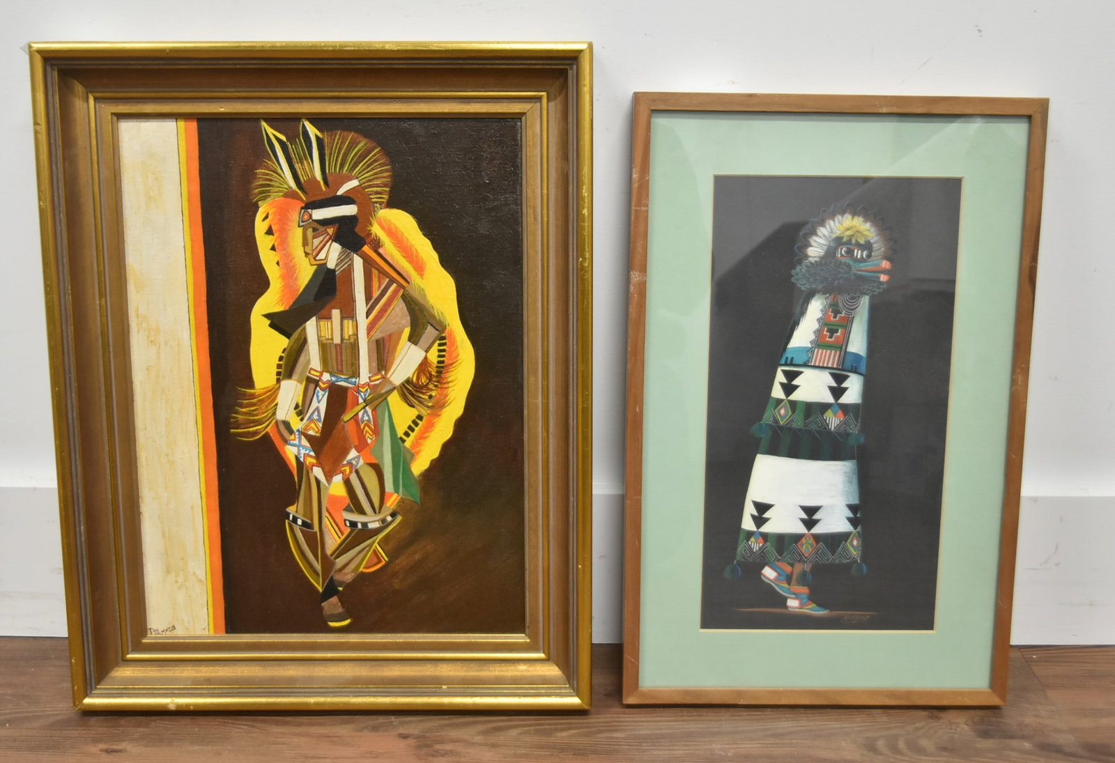 RAY NAHA GOUACHE / JANICE McMURRAY OIL ON BOARD (1 of 9)