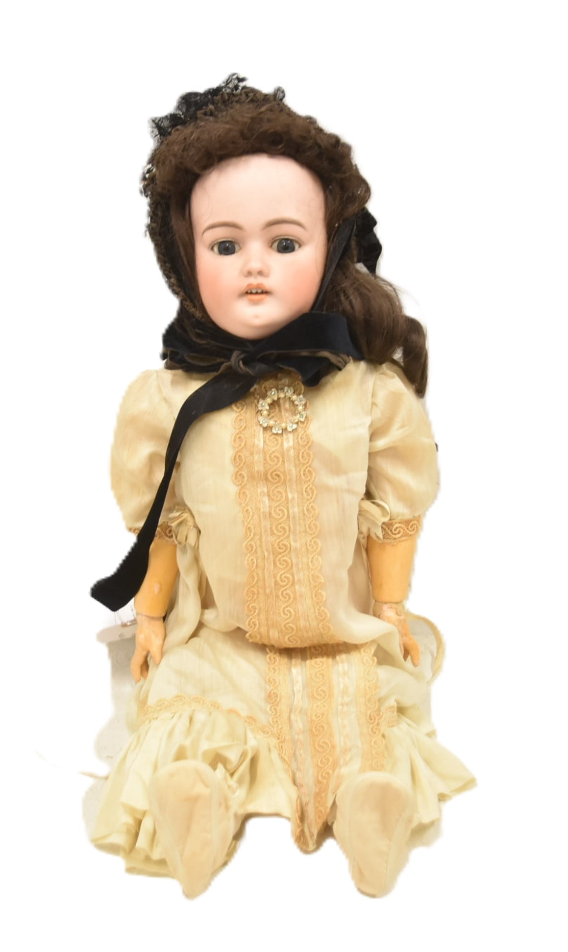 SIMON HALBIG 1079 GERMAN BISQUE HEAD DOLL - 27" T (1 of 19)