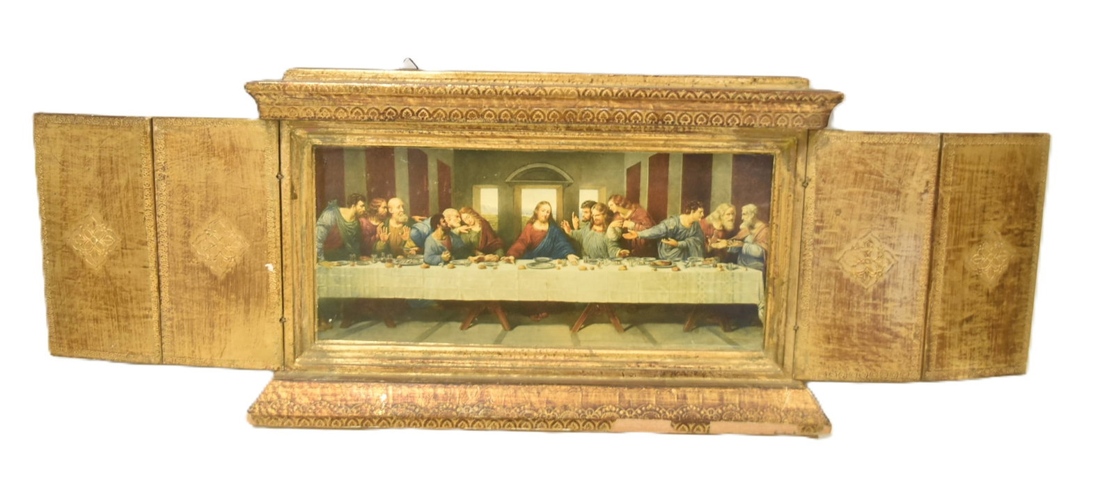 RELIGOUS FLORENTINA LAST SUPPER TRIPTYCH (1 of 12)
