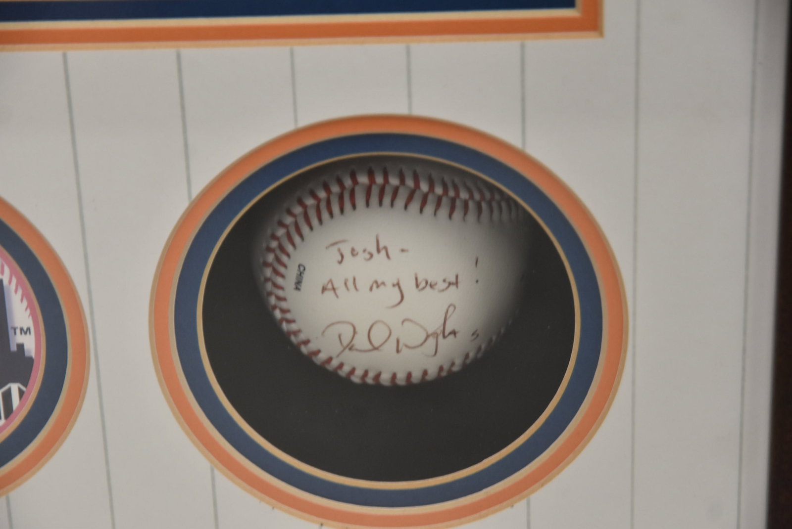 DAVID WRIGHT SIGNED COLLAGE / MARTIN BRODEUR - 11