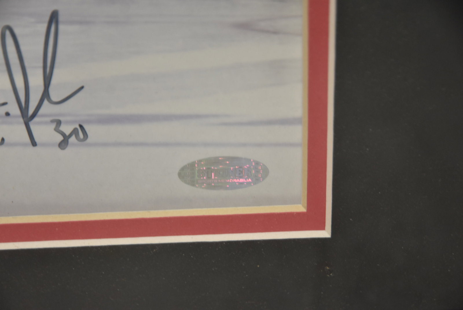 DAVID WRIGHT SIGNED COLLAGE / MARTIN BRODEUR - 16