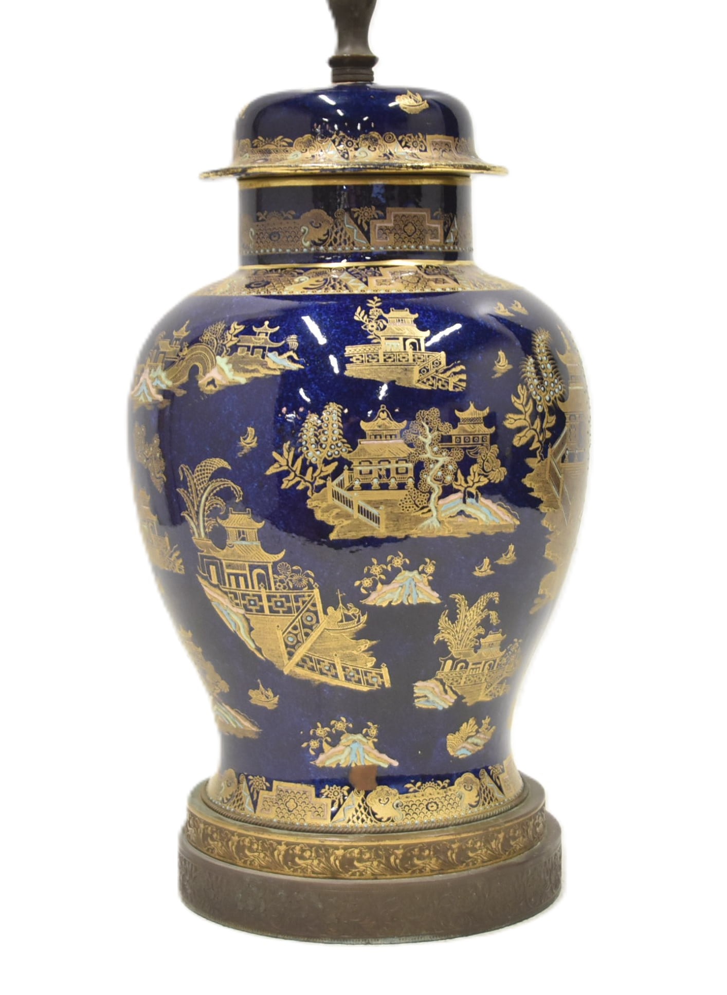 CARLTONWARE MIKADO PATTERN GINGER JAR LAMP (1 of 7)