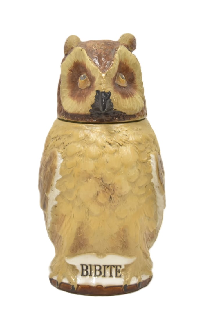 METTLACH No. 2036 OWL CHARACTER STEIN (1 of 12)