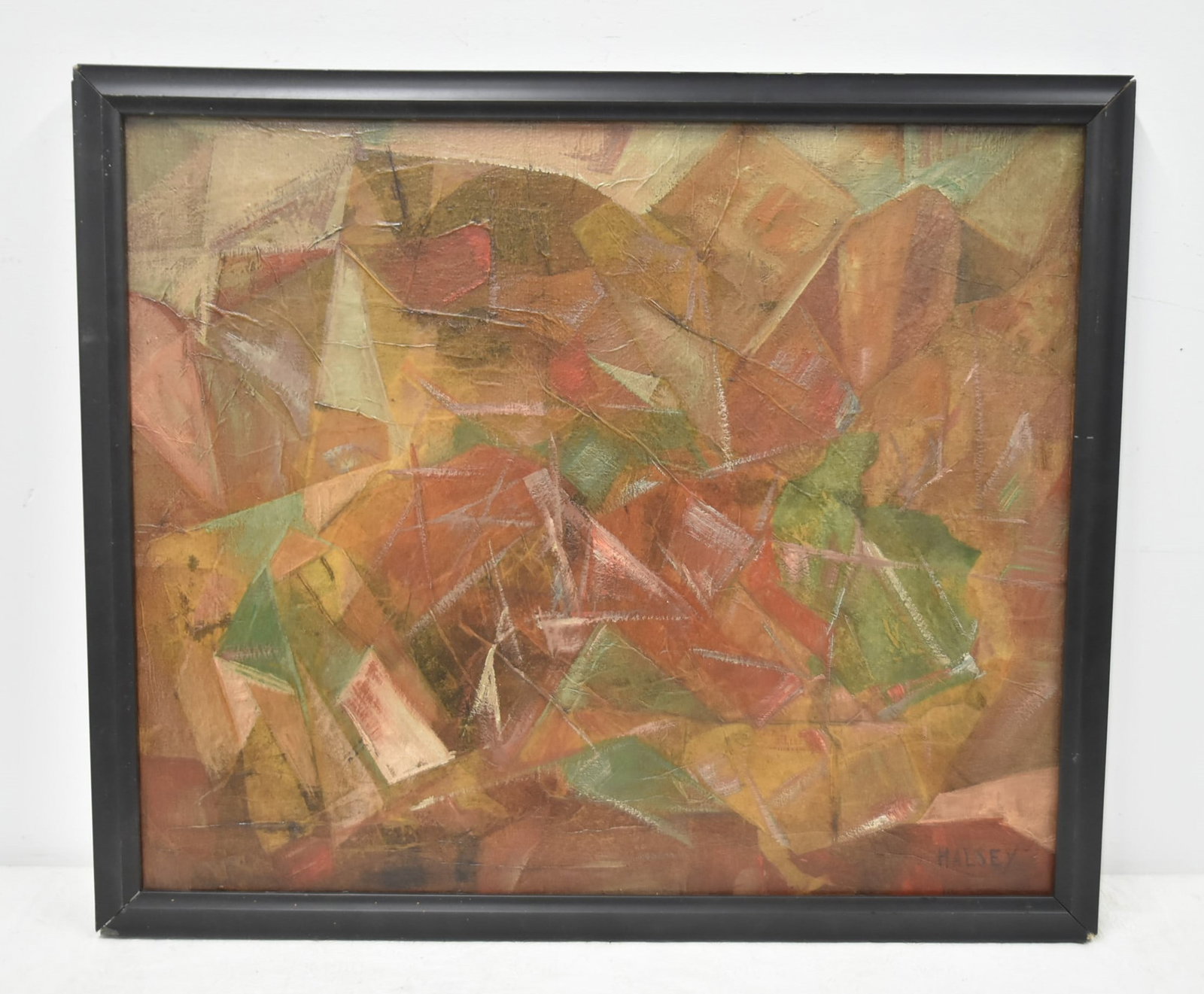 WILLIAM MELTON HALSEY ABSTRACT OIL ON CANVAS (1 of 10)