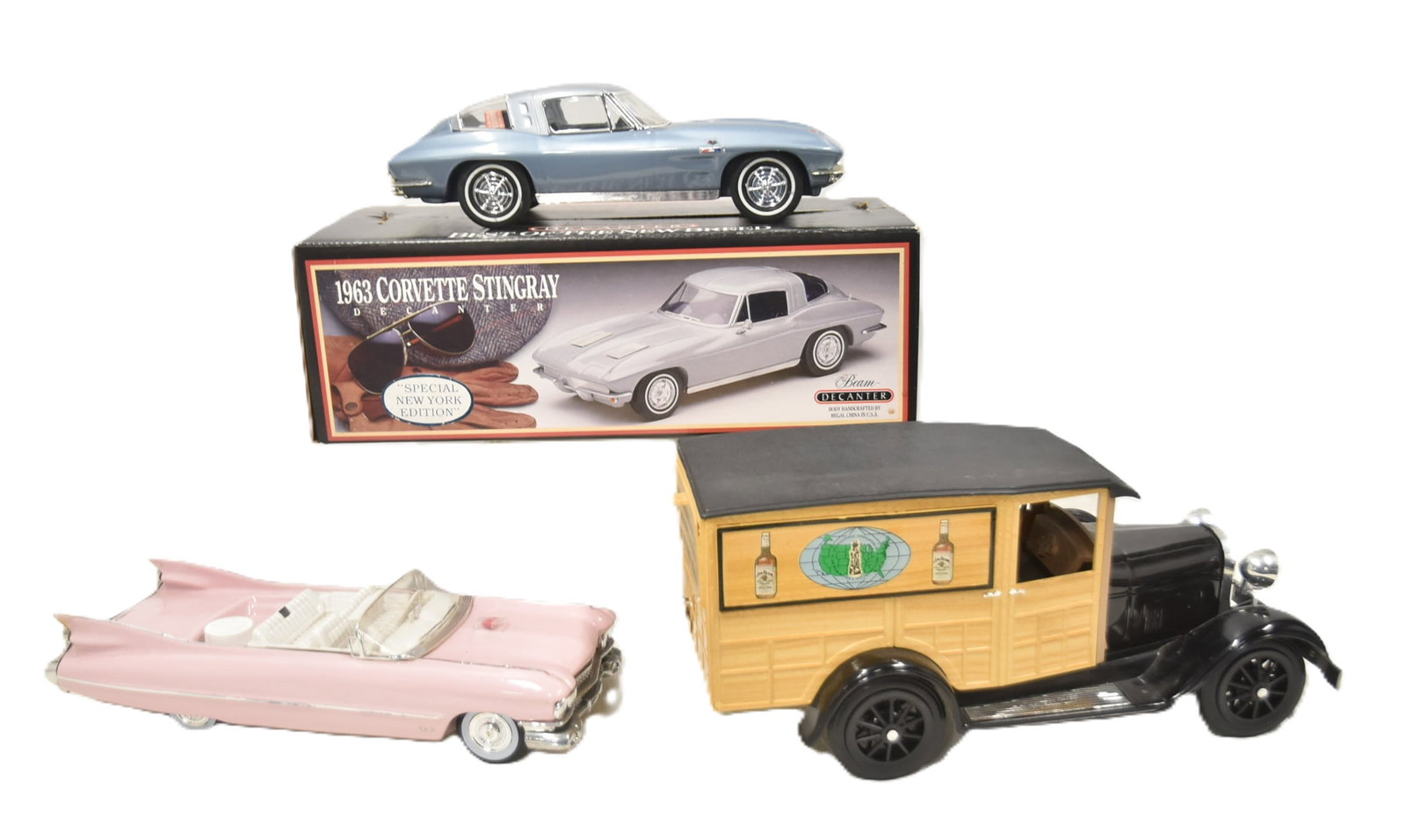 (3) JIM BEAM CAR DECANTERS (1 of 17)
