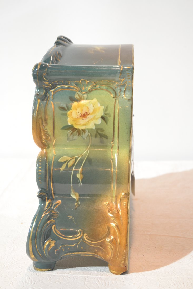 "LA CORSICA" ROYAL BONN ANSONIA MANTLE CLOCK - 8