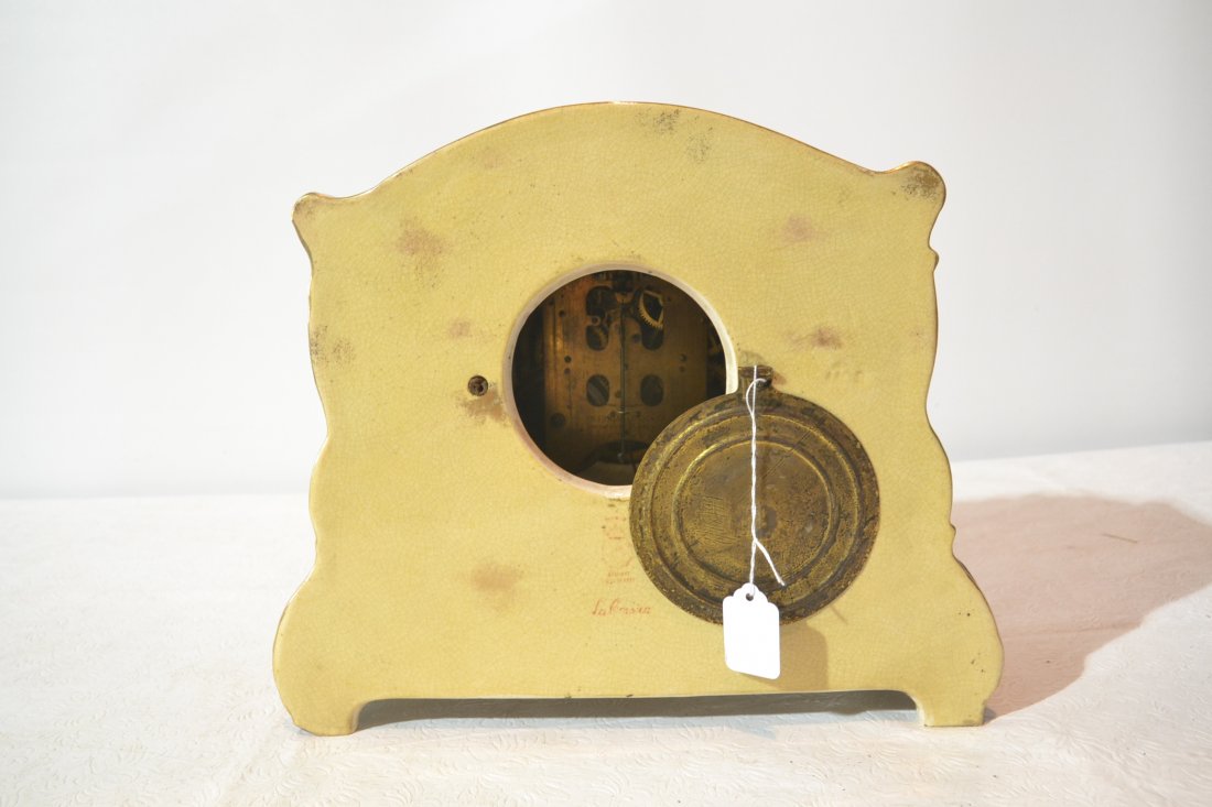 "LA CORSICA" ROYAL BONN ANSONIA MANTLE CLOCK - 9
