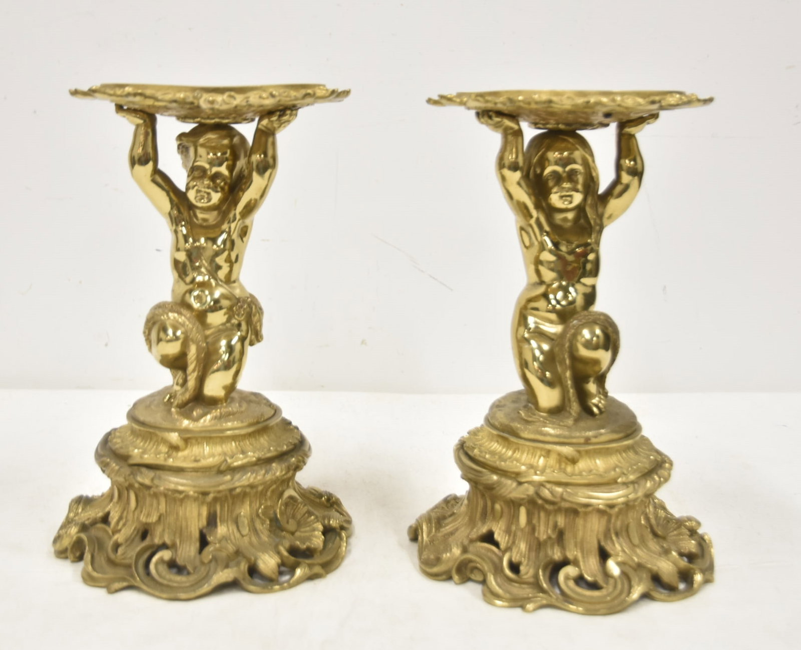 (Pr) BRONZE KNEELING PUTTO COMPOTES (1 of 13)