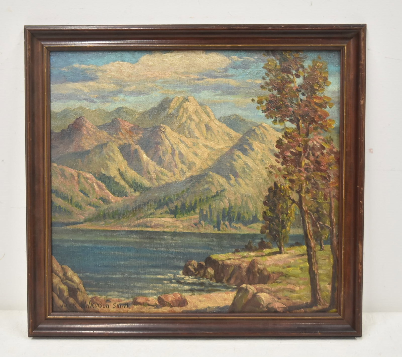 JACK WILKINSON SMITH , OIL ON BOARD PAINTING (1 of 12)