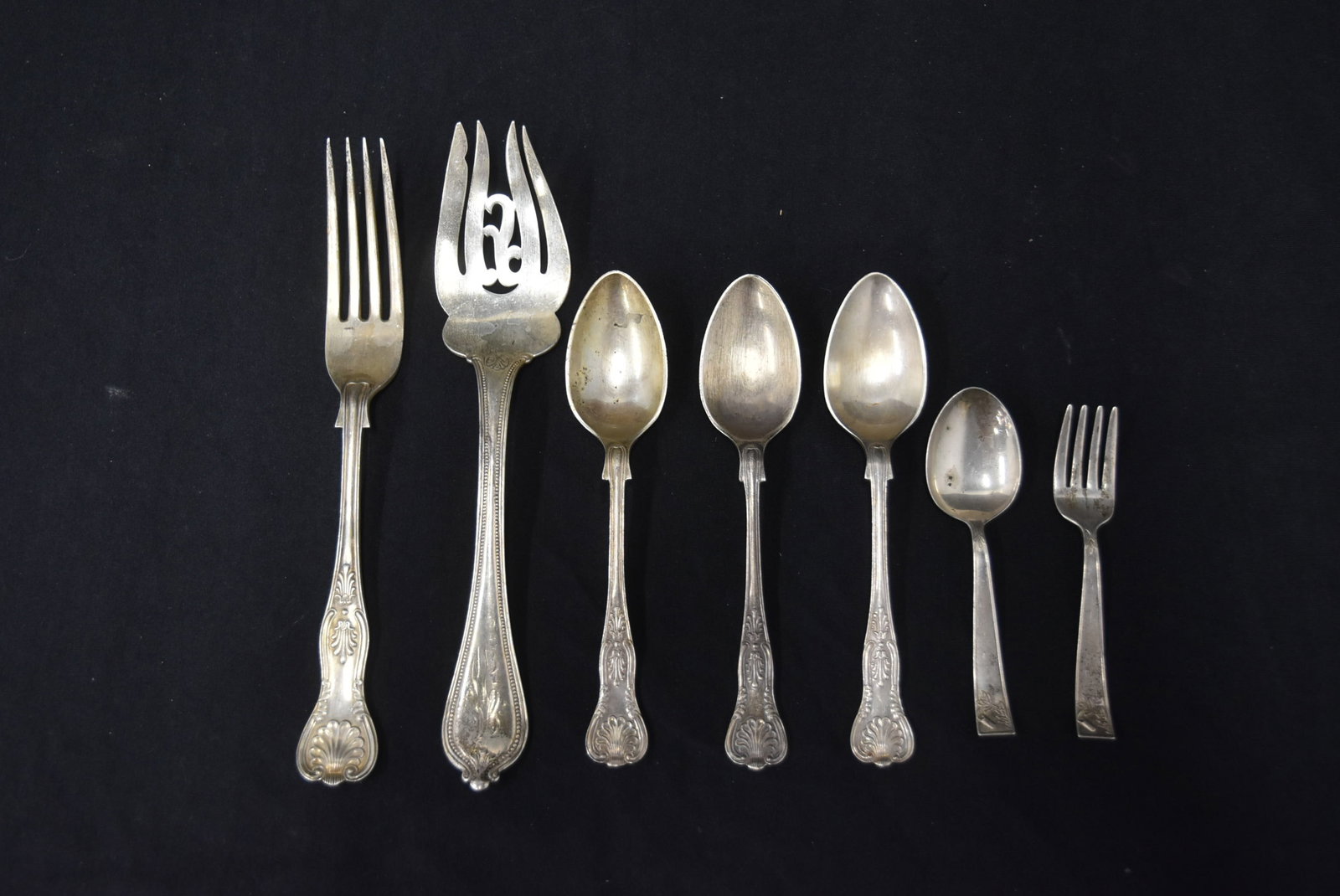 (7)pc STERLING SILVER UTENSILS (1 of 11)