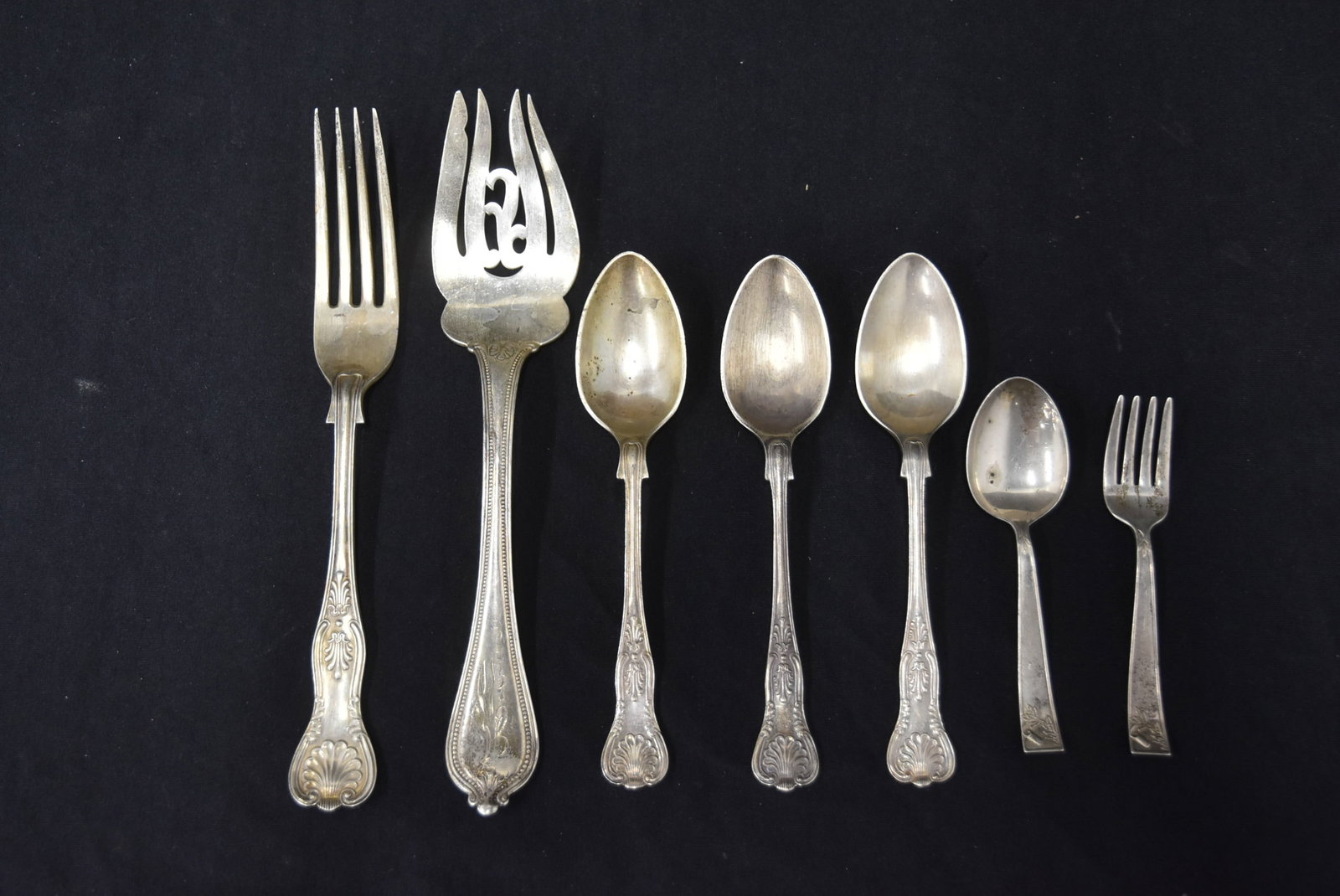 (7)pc STERLING SILVER UTENSILS - 2