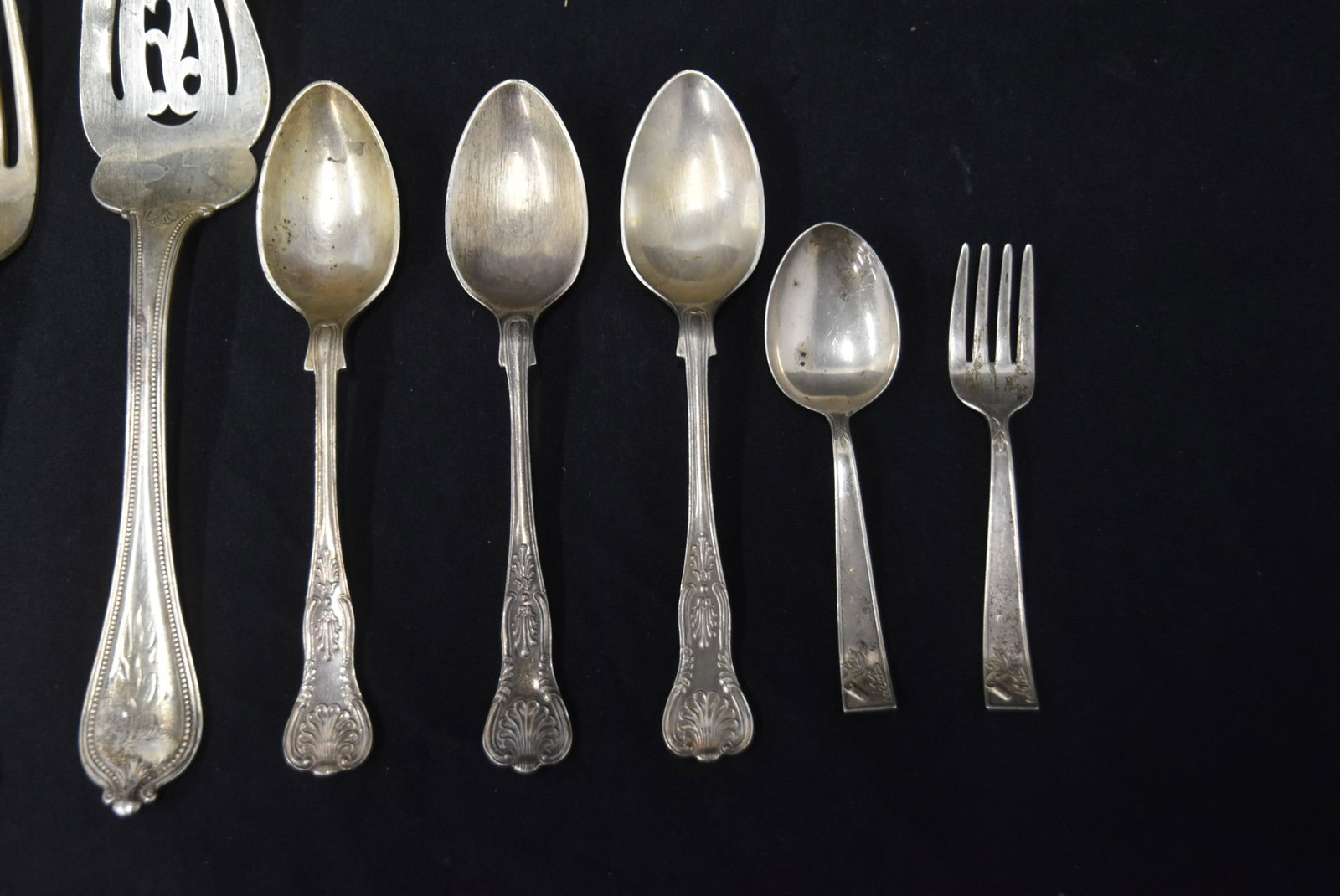 (7)pc STERLING SILVER UTENSILS - 5