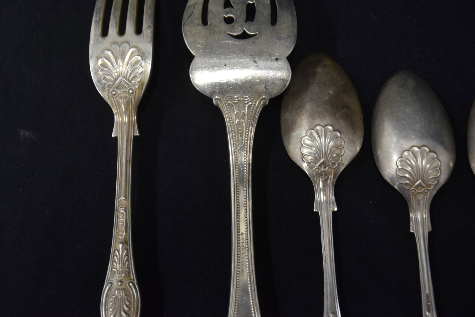 (7)pc STERLING SILVER UTENSILS - 8