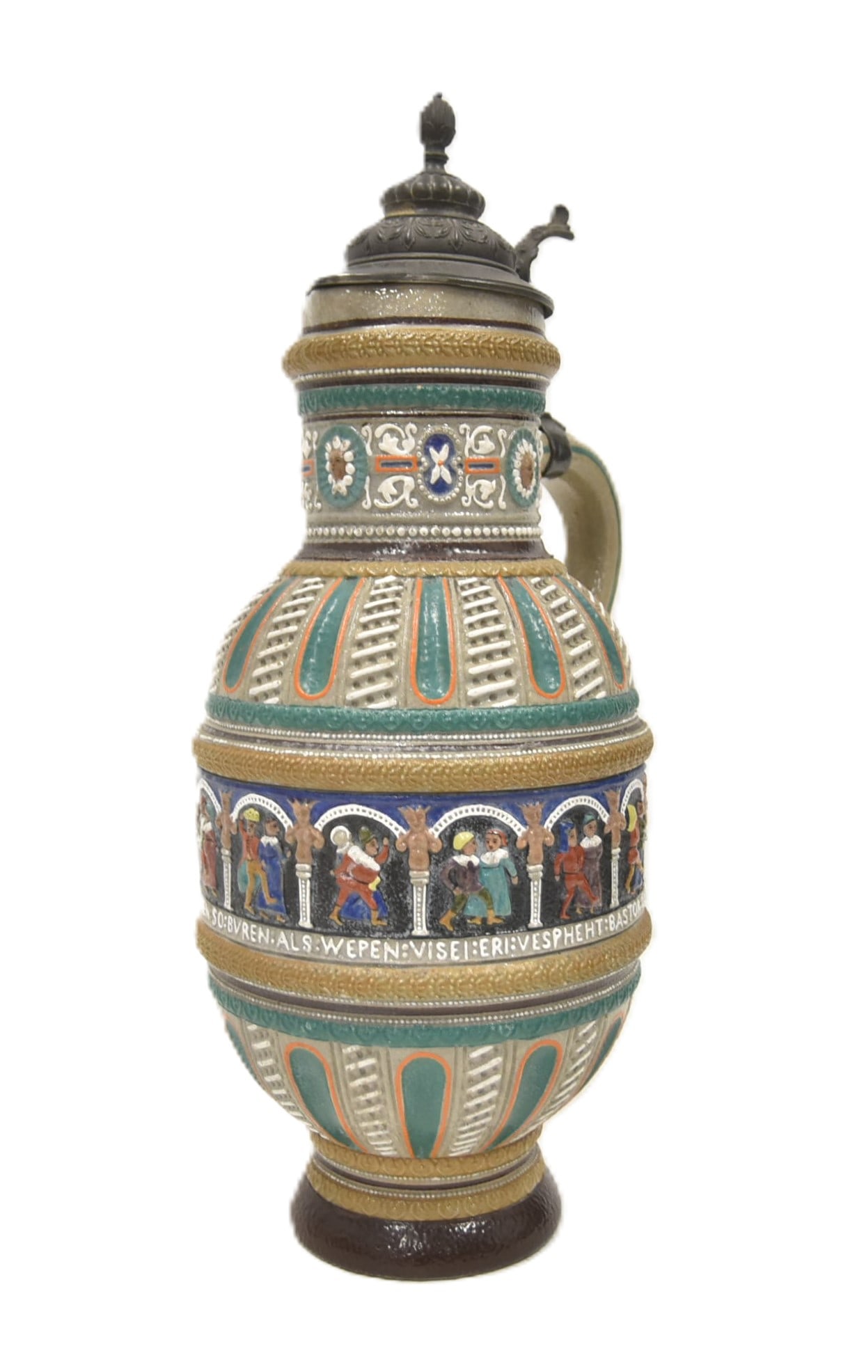 RARE HAUBER & REUTHER GERMAN JUG STEIN (1 of 11)