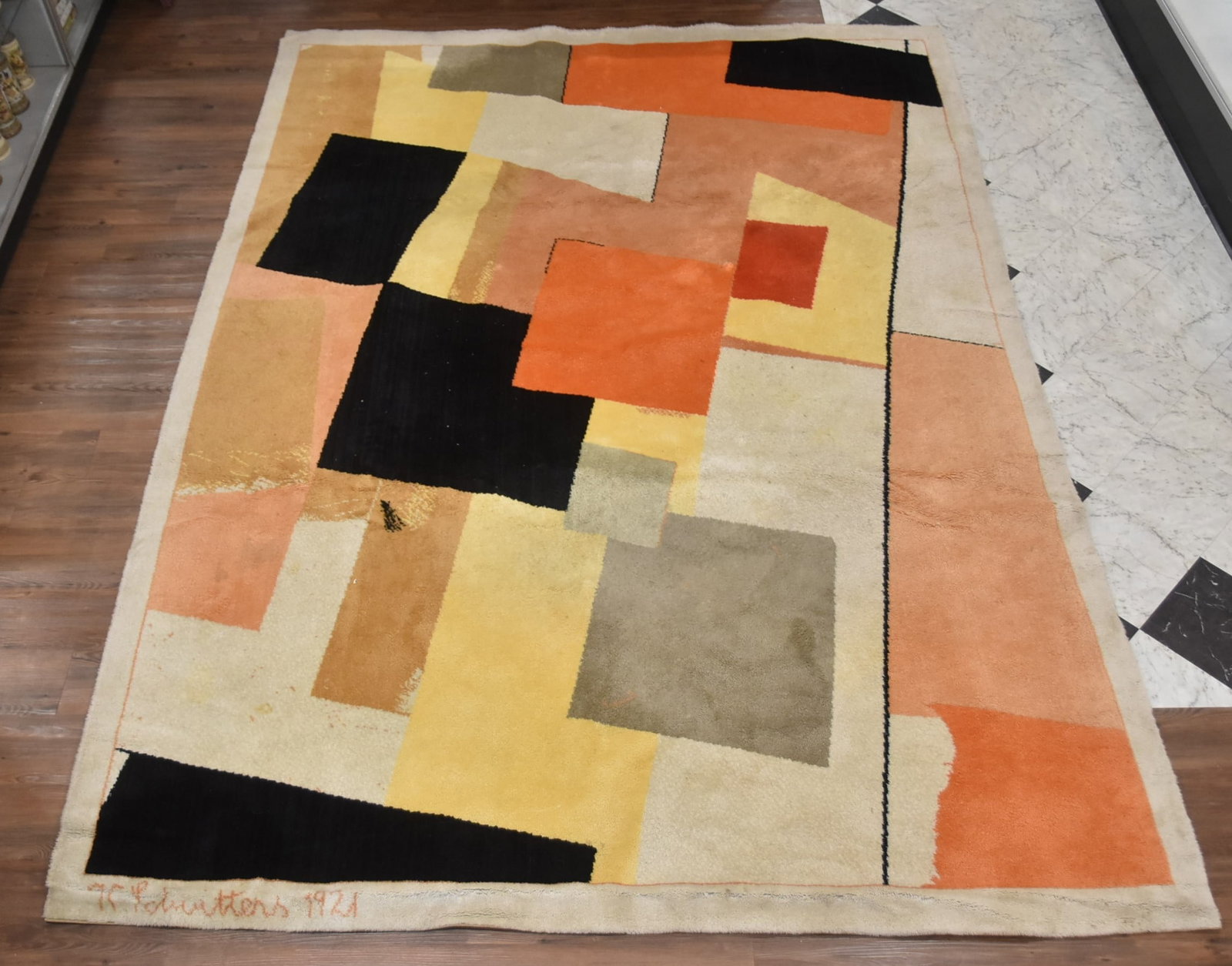 AFTER KURT SCHWITTERS DANISH MODERN RUG - 8' x 11' (1 of 12)