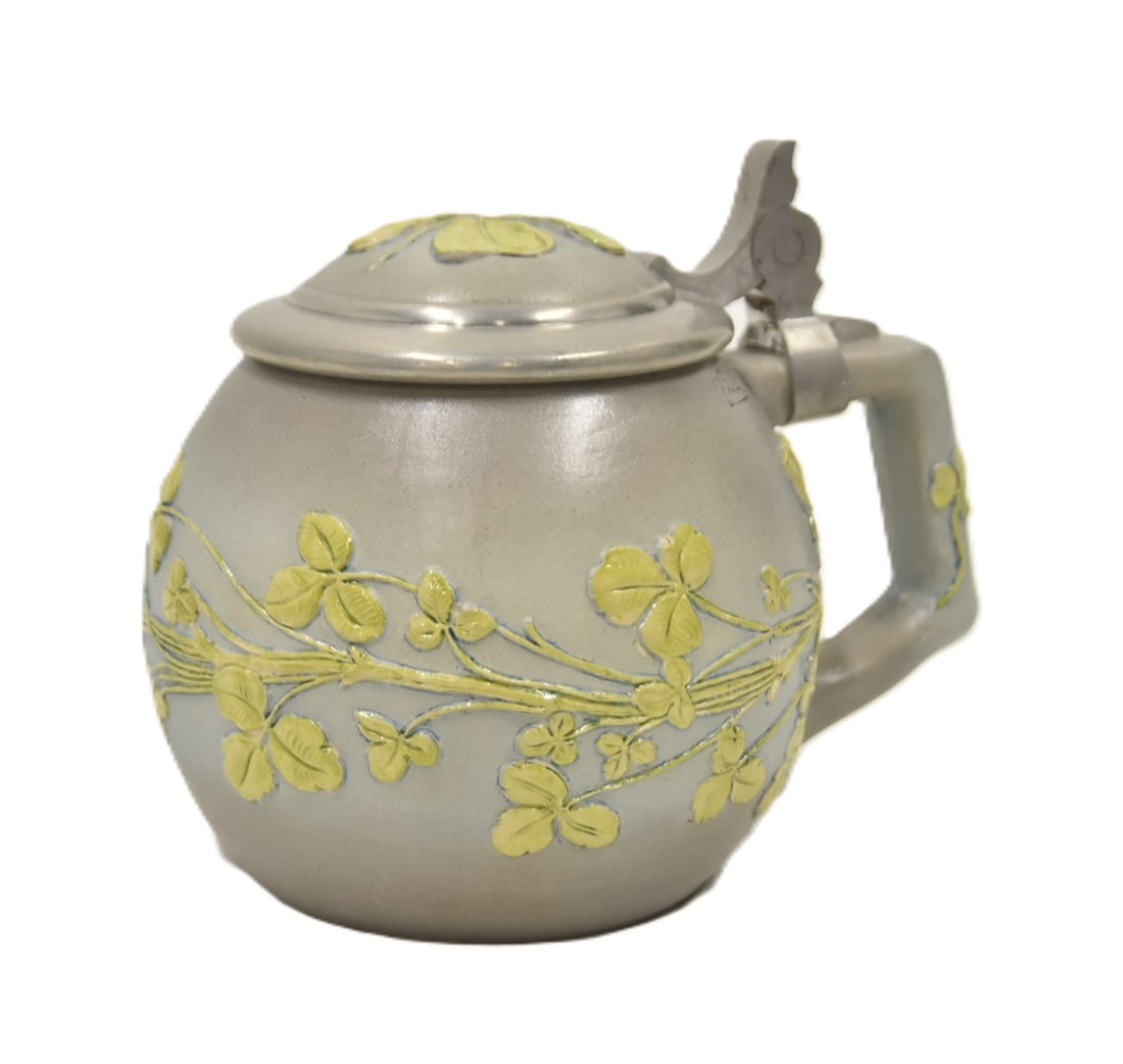 HR 611 ART NOUVEAU CLOVER BEER STEIN (1 of 10)