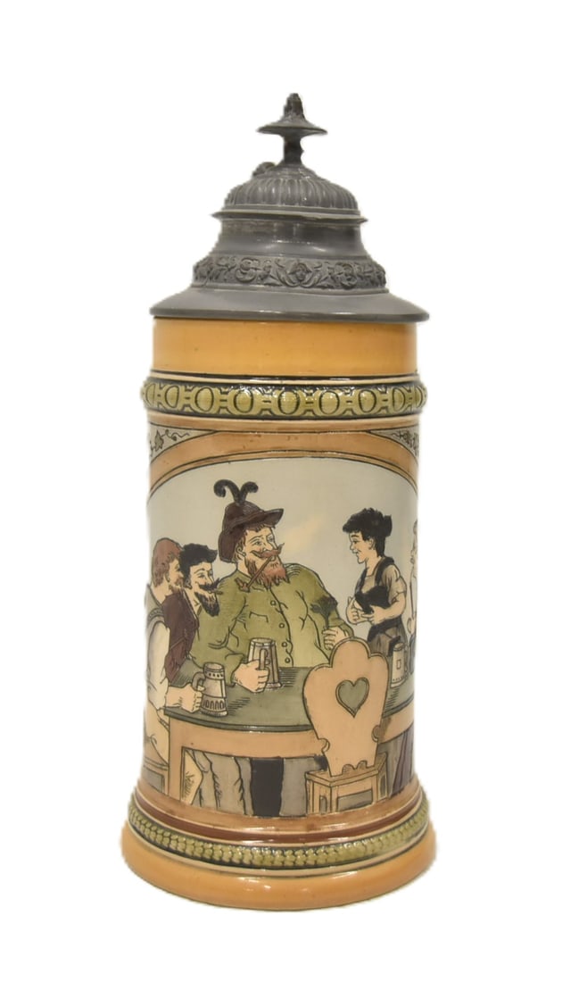 HR 440 ETCHED POTTERY BEER STEIN (1 of 11)