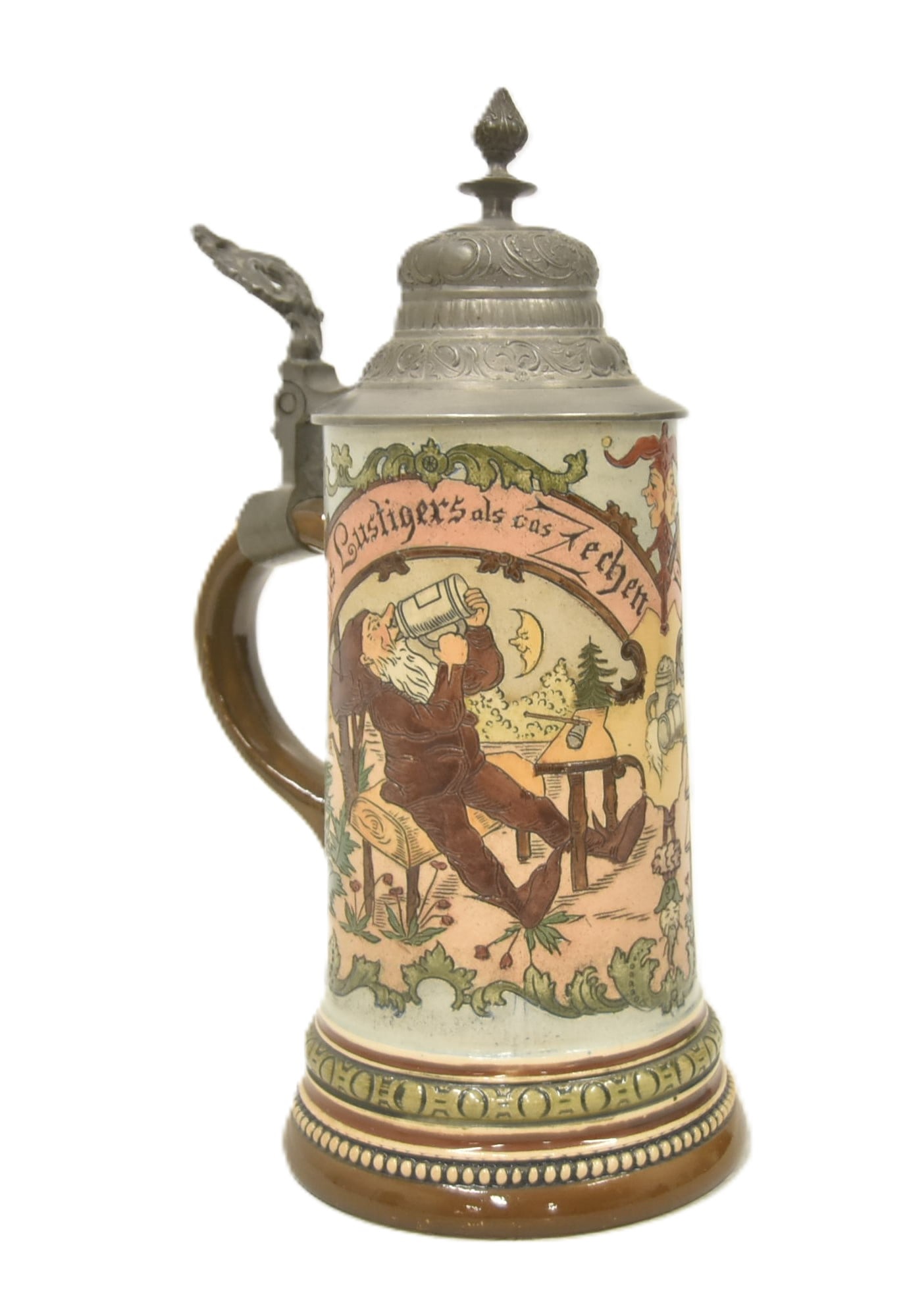 HR 426 GNOMES DRINKING BEER STEIN (1 of 11)
