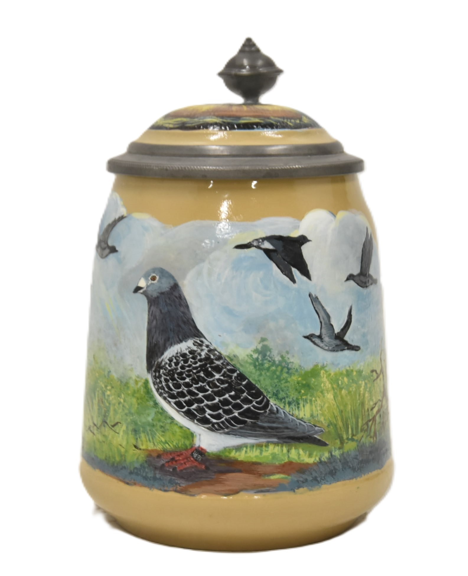 METTLACH 1400 HOMING PIGEON BEER STEIN (1 of 11)