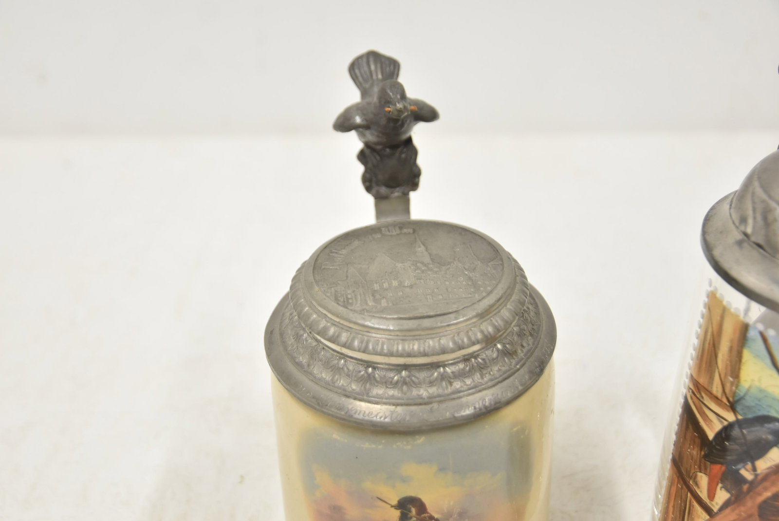 (2) GERMAN BEER STEINS - 5