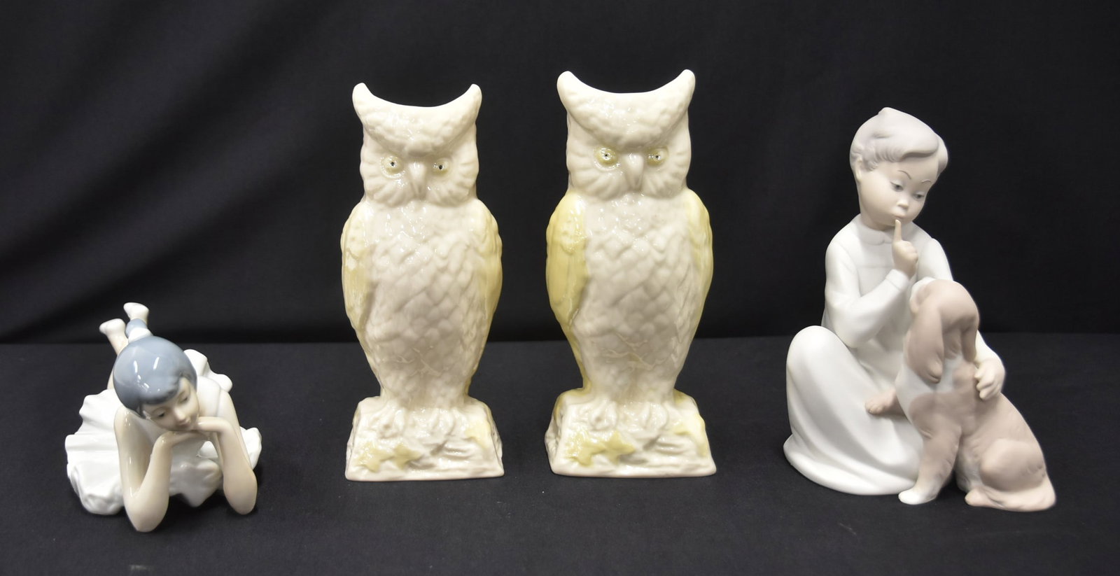 BELLEEK OWLS / NAO BALLERINA / LLADRO BOY (1 of 12)