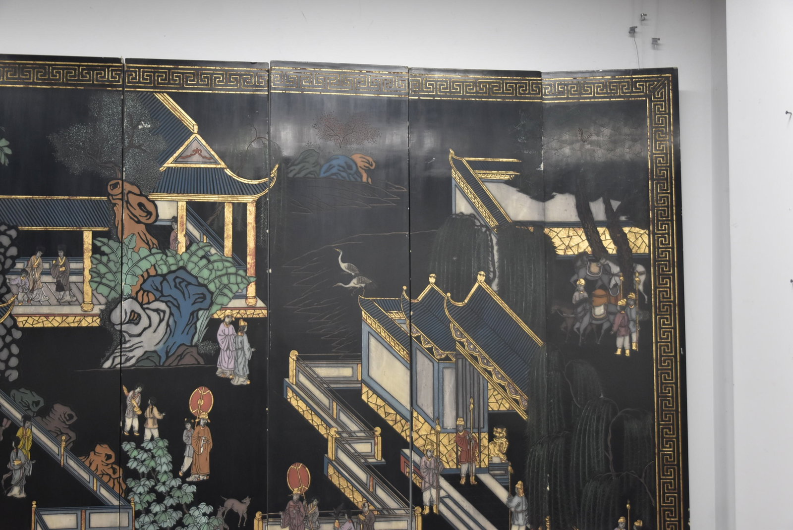 6-PANEL LACQUER COROMANDEL SCREEN - 5