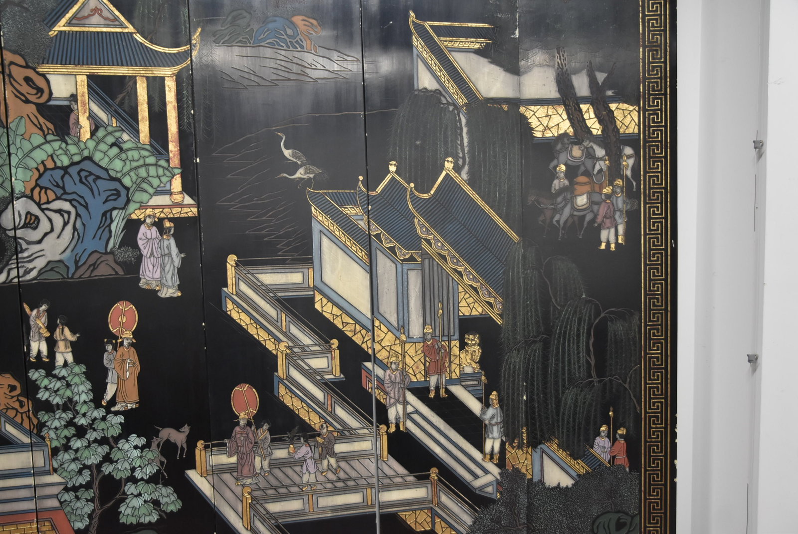 6-PANEL LACQUER COROMANDEL SCREEN - 9