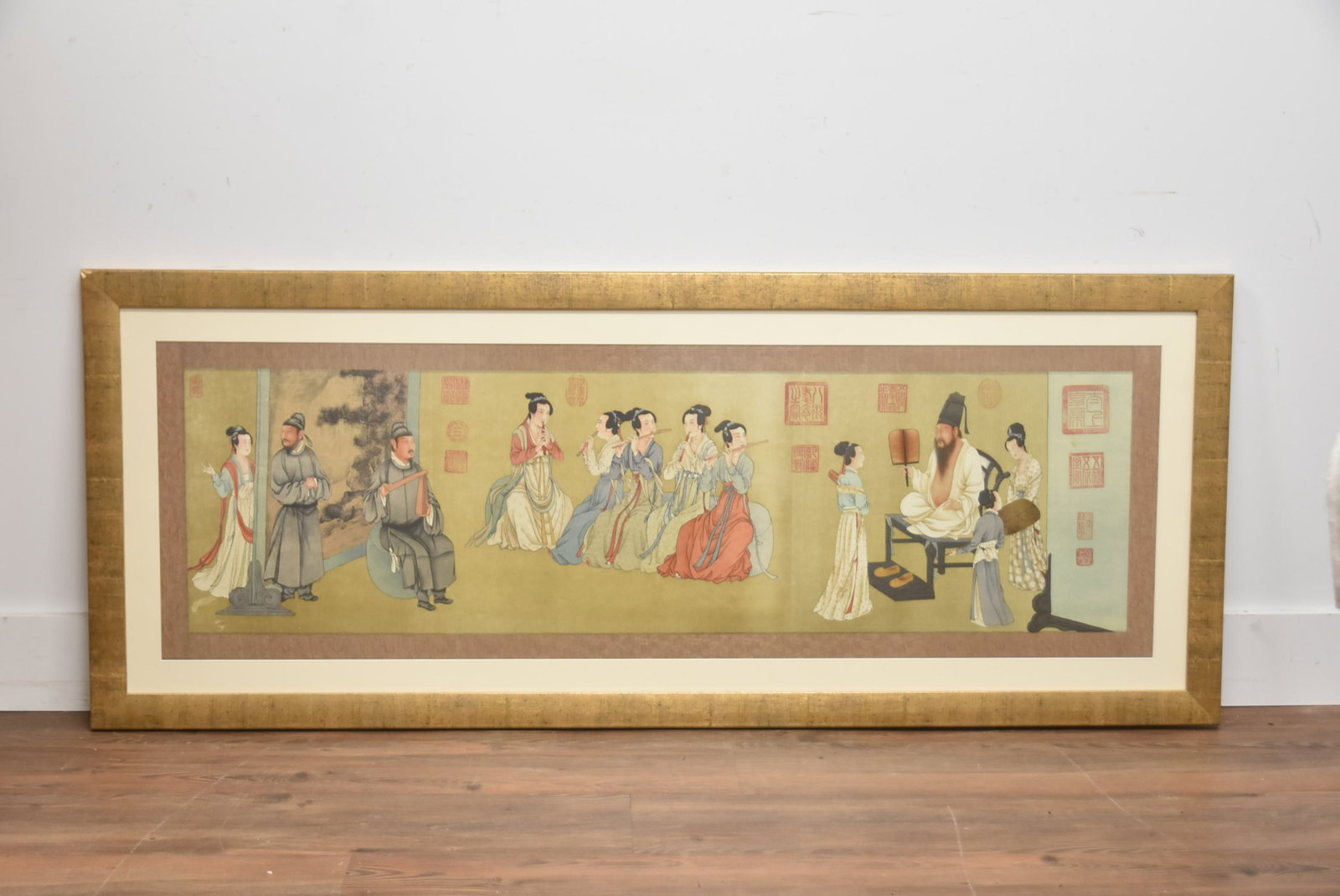 PAIR CHINESE FIGURAL SCROLL PRINTS - 2