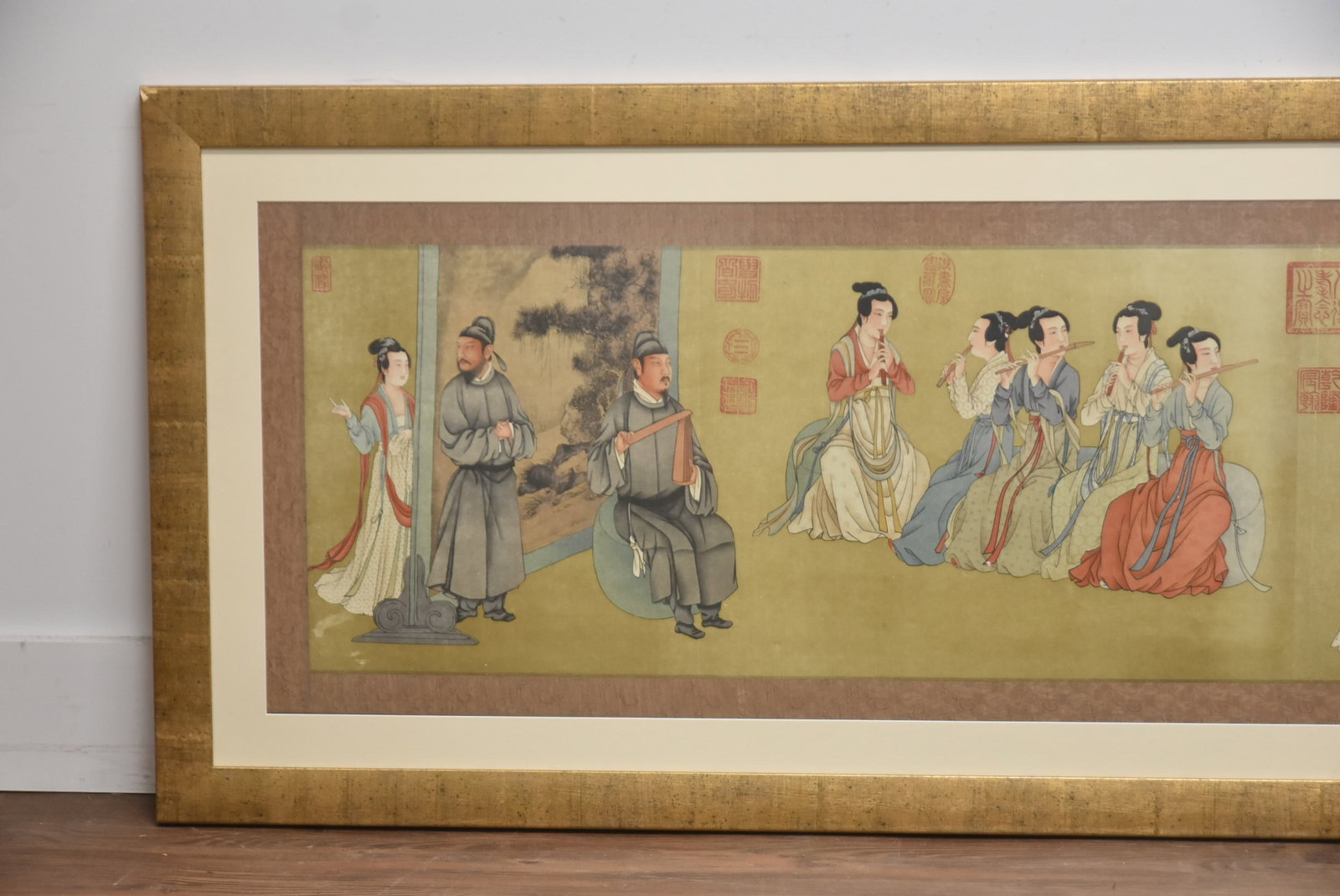 PAIR CHINESE FIGURAL SCROLL PRINTS - 3