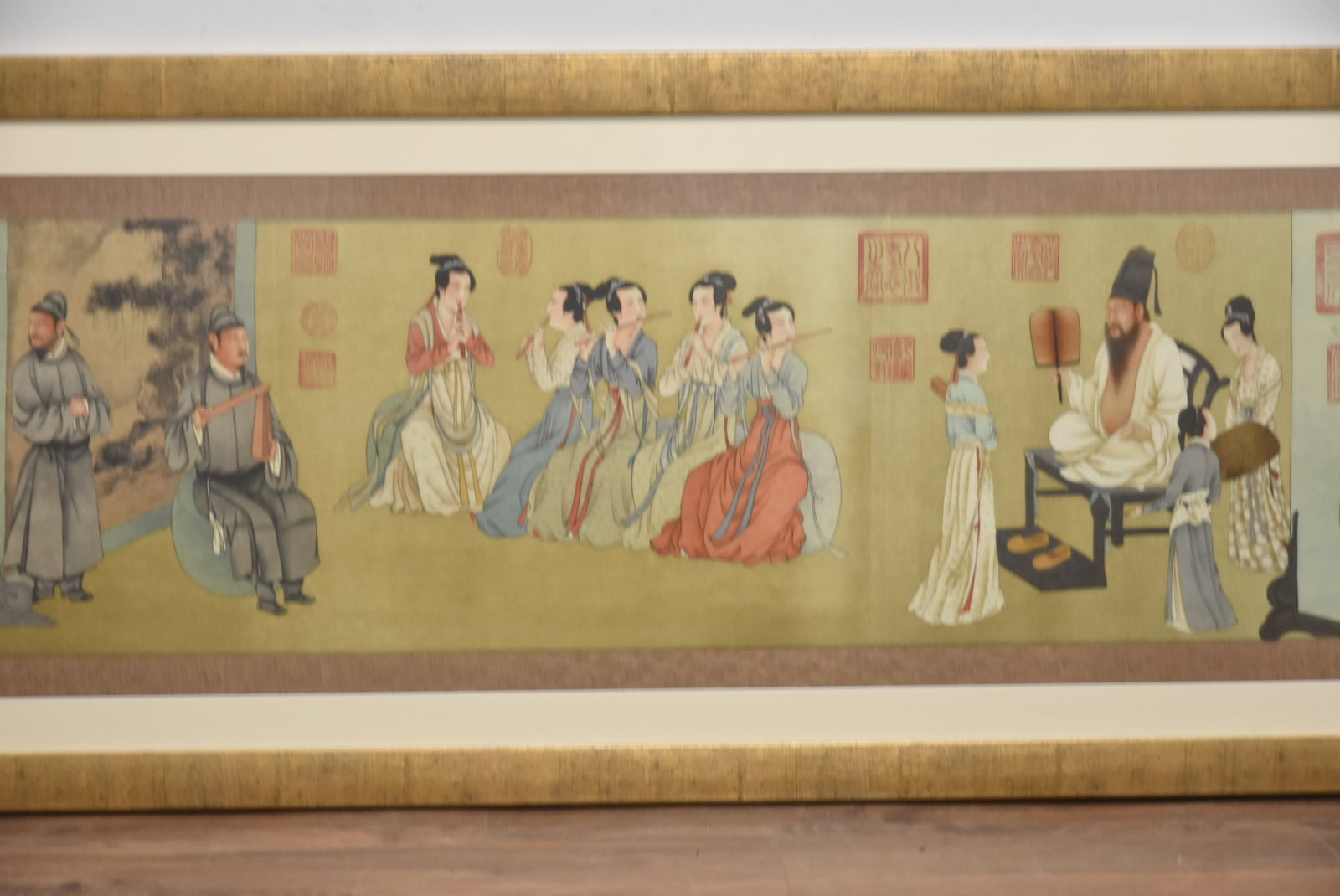 PAIR CHINESE FIGURAL SCROLL PRINTS - 4