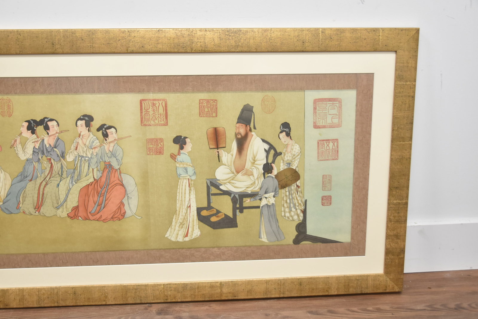 PAIR CHINESE FIGURAL SCROLL PRINTS - 5